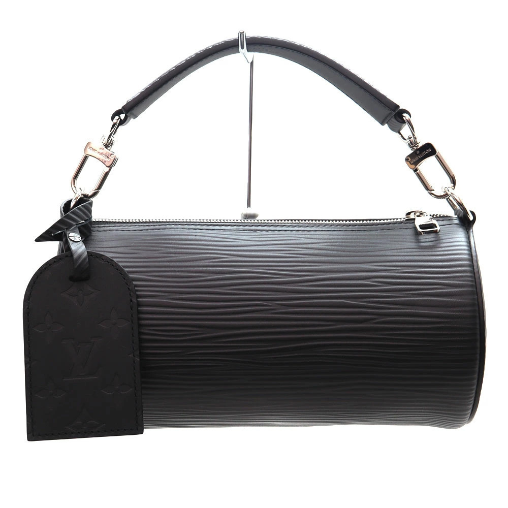 Louis Vuitton Bag Epi Soft Black Leather Polochon